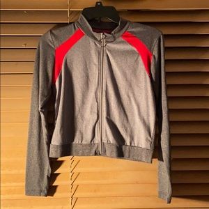 hot kiss grey and red long sleeve ❤️